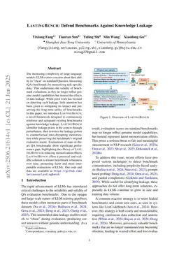 LastingBench: Defend Benchmarks Against Knowledge Leakage