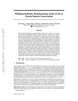 WildSpeech-Bench: Benchmarking End-to-End SpeechLLMs in the Wild