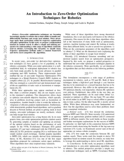 An Introduction to Zero-Order Optimization Techniques for Robotics