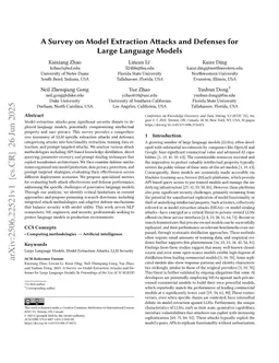 A Survey on Model Extraction Attacks and Defenses for Large Language Models