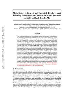 MetaCipher: A Time-Persistent and Universal Multi-Agent Framework for Cipher-Based Jailbreak Attacks for LLMs