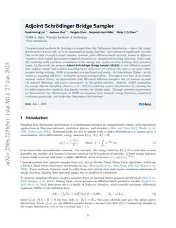 Adjoint Schrödinger Bridge Sampler