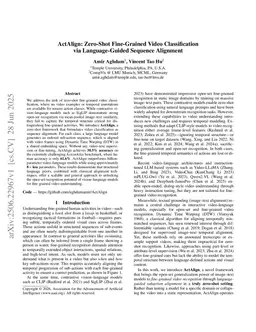 ActAlign: Zero-Shot Fine-Grained Video Classification via Language-Guided Sequence Alignment