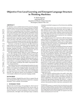 Self-Organizing Language