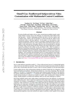 OmniVCus: Feedforward Subject-driven Video Customization with Multimodal Control Conditions
