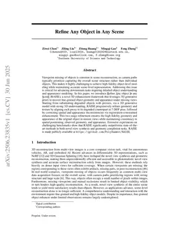 SCORP: Scene-Consistent Object Refinement via Proxy Generation and Tuning