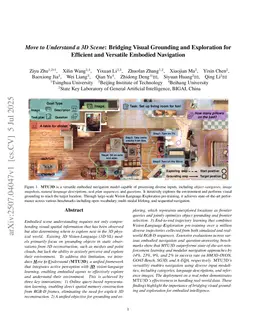 Move to Understand a 3D Scene: Bridging Visual Grounding and Exploration for Efficient and Versatile Embodied Navigation