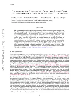 Addressing The Devastating Effects Of Single-Task Data Poisoning In Exemplar-Free Continual Learning
