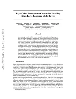 LayerCake: Token-Aware Contrastive Decoding within Large Language Model Layers