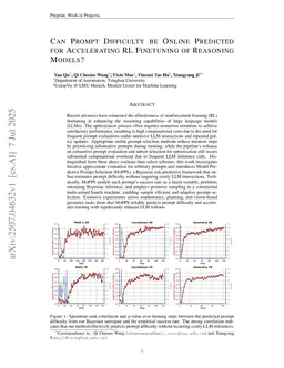 Can Prompt Difficulty be Online Predicted for Accelerating RL Finetuning of Reasoning Models?