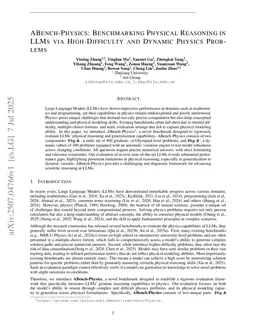 ABench-Physics: Benchmarking Physical Reasoning in LLMs via High-Difficulty and Dynamic Physics Problems
