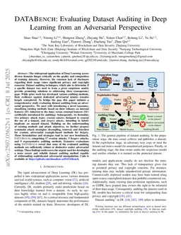 DATABench: Evaluating Dataset Auditing in Deep Learning from an Adversarial Perspective