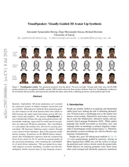 VisualSpeaker: Visually-Guided 3D Avatar Lip Synthesis