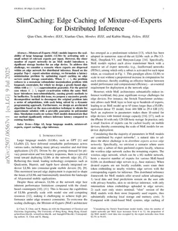 SlimCaching: Edge Caching of Mixture-of-Experts for Distributed Inference