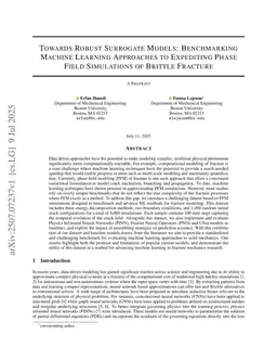 Towards Robust Surrogate Models: Benchmarking Machine Learning Approaches to Expediting Phase Field Simulations of Brittle Fracture