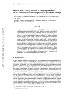 MedRiskEval: Medical Risk Evaluation Benchmark of Language Models, On the Importance of User Perspectives in Healthcare Settings