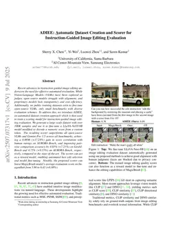 ADIEE: Automatic Dataset Creation and Scorer for Instruction-Guided Image Editing Evaluation