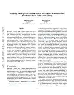 Resolving Token-Space Gradient Conflicts: Token Space Manipulation for Transformer-Based Multi-Task Learning