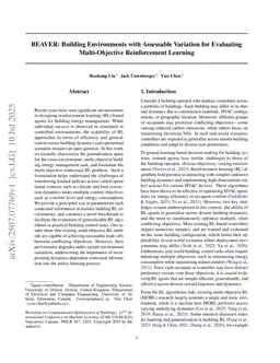 BEAVER: Building Environments with Assessable Variation for Evaluating Multi-Objective Reinforcement Learning