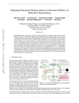 Mitigating Watermark Forgery in Generative Models via Randomized Key Selection