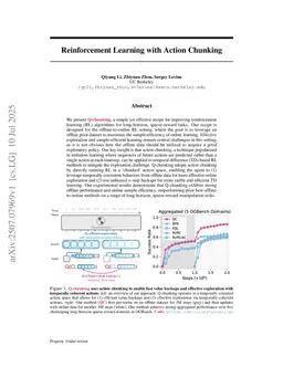 Reinforcement Learning with Action Chunking