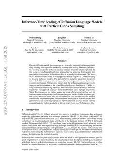 Inference-Time Scaling of Diffusion Language Models with Particle Gibbs Sampling