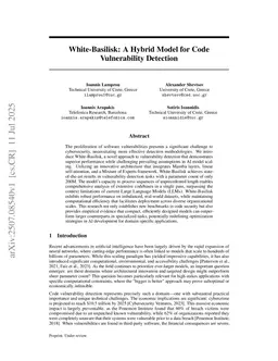 White-Basilisk: A Hybrid Model for Code Vulnerability Detection