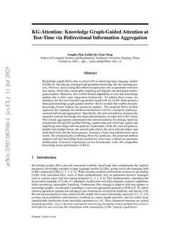 Knowledge Fusion via Bidirectional Information Aggregation