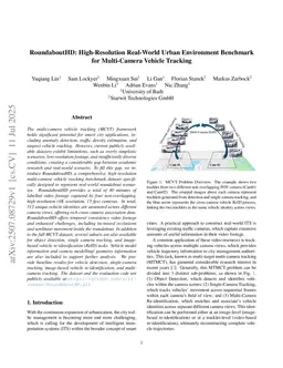 RoundaboutHD: High-Resolution Real-World Urban Environment Benchmark for Multi-Camera Vehicle Tracking
