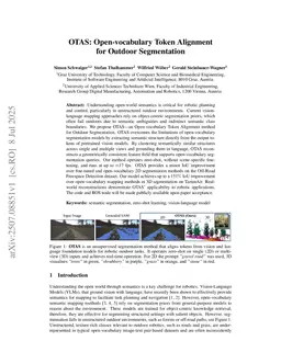 OTAS: Open-vocabulary Token Alignment for Outdoor Segmentation