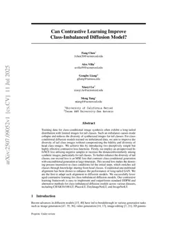 Contrastive Conditional-Unconditional Alignment for Long-tailed Diffusion Model
