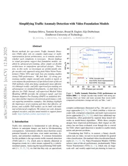 Simplifying Traffic Anomaly Detection with Video Foundation Models