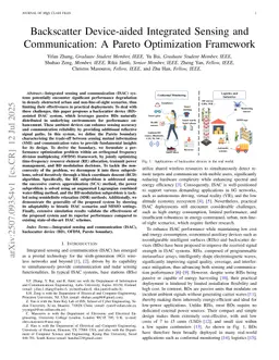 Backscatter Device-aided Integrated Sensing and Communication: A Pareto Optimization Framework