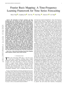 Fourier Basis Mapping: A Time-Frequency Learning Framework for Time Series Forecasting