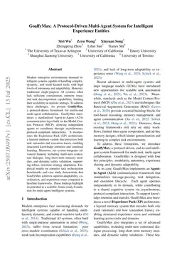 GoalfyMax: A Protocol-Driven Multi-Agent System for Intelligent Experience Entities