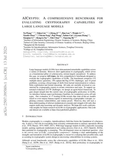 AICrypto: A Comprehensive Benchmark for Evaluating Cryptography Capabilities of Large Language Models