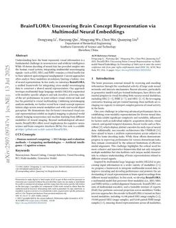BrainFLORA: Uncovering Brain Concept Representation via Multimodal Neural Embeddings