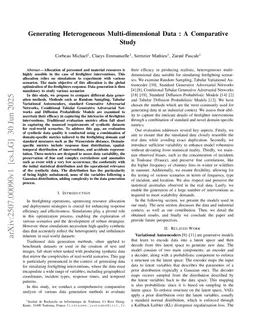 Generating Heterogeneous Multi-dimensional Data : A Comparative Study