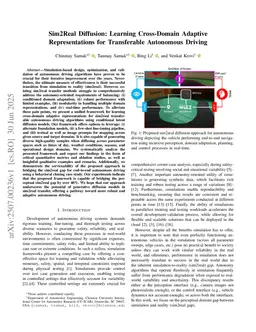 Sim2Real Diffusion: Leveraging Foundation Vision Language Models for Adaptive Automated Driving