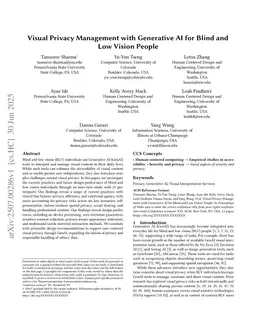 "Before, I Asked My Mom, Now I Ask ChatGPT": Visual Privacy Management with Generative AI for Blind and Low-Vision People