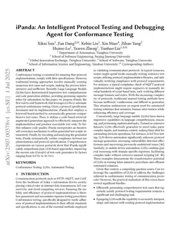 iPanda: An LLM-based Agent for Automated Conformance Testing of Communication Protocols