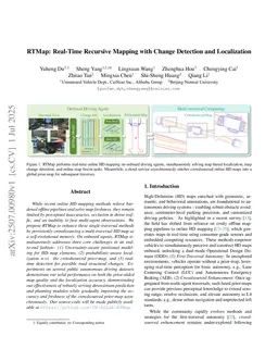 RTMap: Real-Time Recursive Mapping with Change Detection and Localization