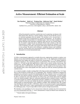 Active Measurement: Efficient Estimation at Scale