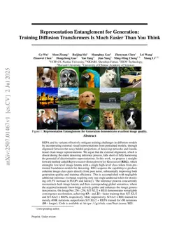 Representation Entanglement for Generation: Training Diffusion Transformers Is Much Easier Than You Think