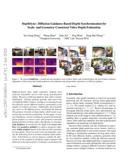 DepthSync: Diffusion Guidance-Based Depth Synchronization for Scale- and Geometry-Consistent Video Depth Estimation