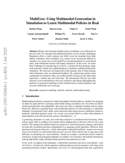 The Sound of Simulation: Learning Multimodal Sim-to-Real Robot Policies with Generative Audio