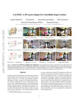 LACONIC: A 3D Layout Adapter for Controllable Image Creation