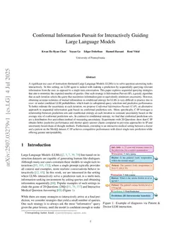 Conformal Information Pursuit for Interactively Guiding Large Language Models
