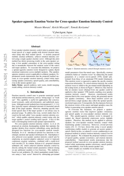 Speaker-agnostic Emotion Vector for Cross-speaker Emotion Intensity Control