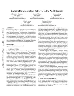 Explainable Information Retrieval in the Audit Domain